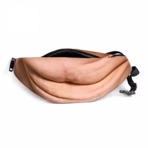 Beer Belly Bag – the Rolls belly, a bum bag that looks like a bare stomach