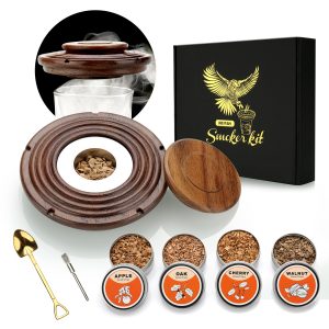 Cocktail smoker kit with wood chips