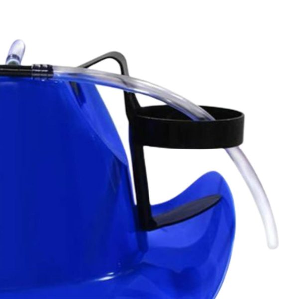 Drinking helmet with two can holders