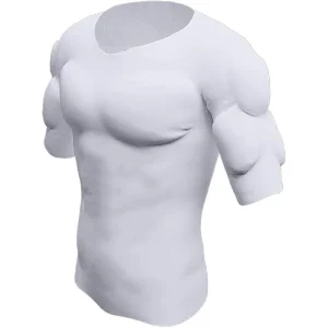 Padded fake muscle undershirt