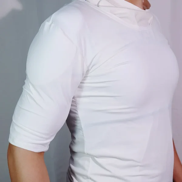 Padded fake muscle undershirt