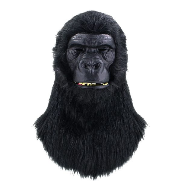 Realistic latex gorilla head mask