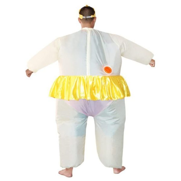 Inflatable sumo ballerina costume