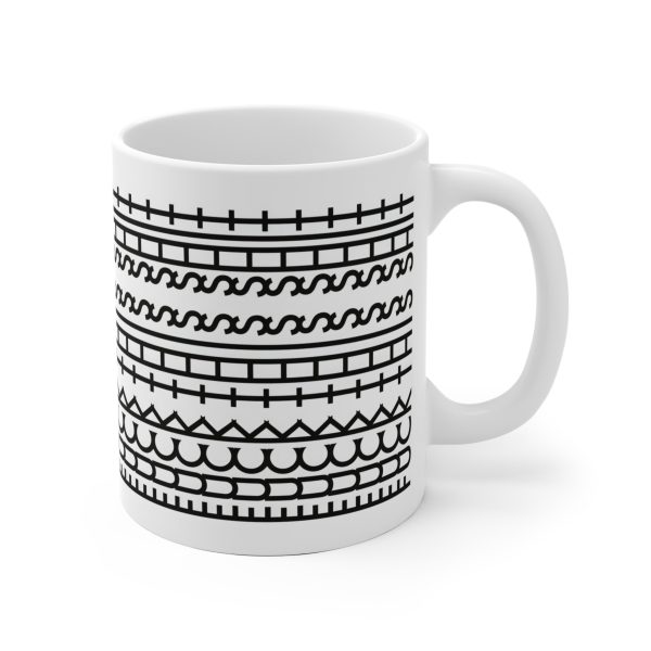 Hidden Message Mug – pattern detail