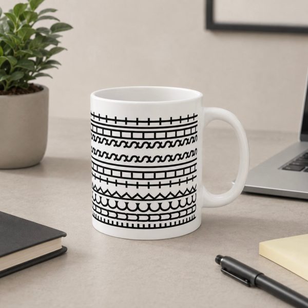 Hidden Message Mug – in use
