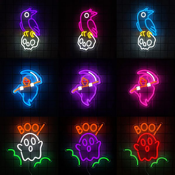LED neon Halloween sign
