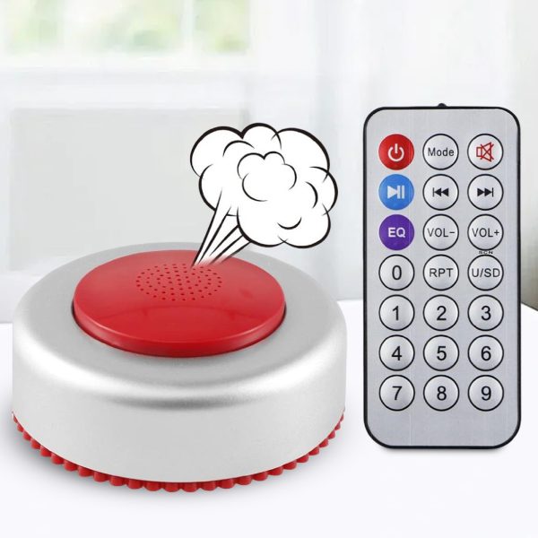 Remote controlled fart machine prank toy