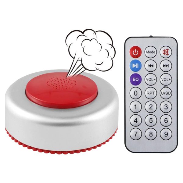 Remote controlled fart machine prank toy