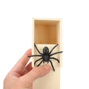Opening the spider scare box