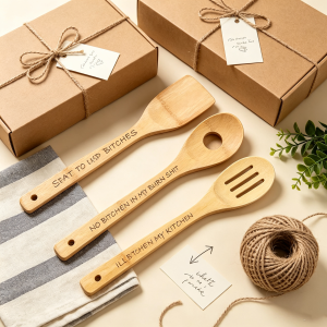 The sweary kitchen spoons as a gift set