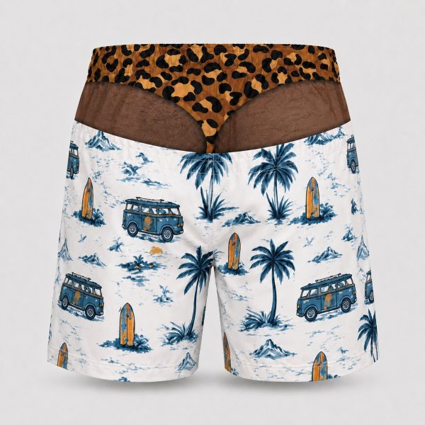 Cheeky Trunks – Surf Van, deep tone